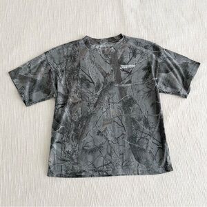 Boys Abercrombie Kids Gray Camo Short Sleeve Tee